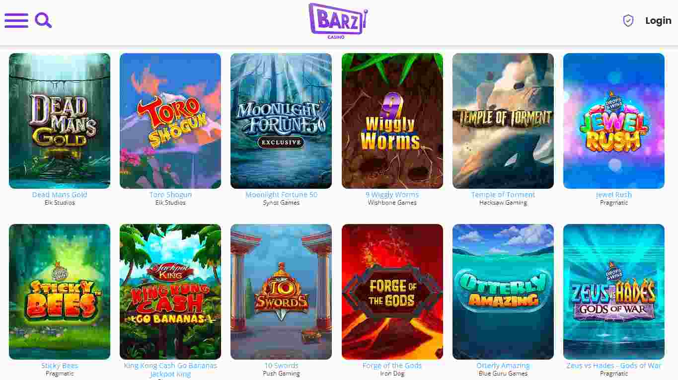 Barz Casino Slot Games