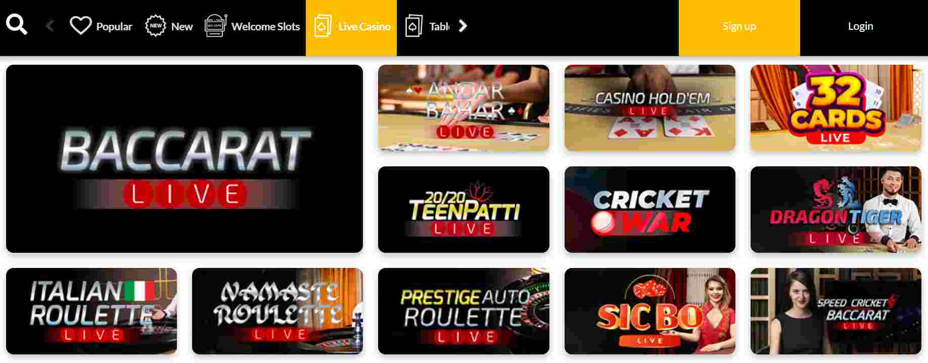 Hot Streak Live Casino Games