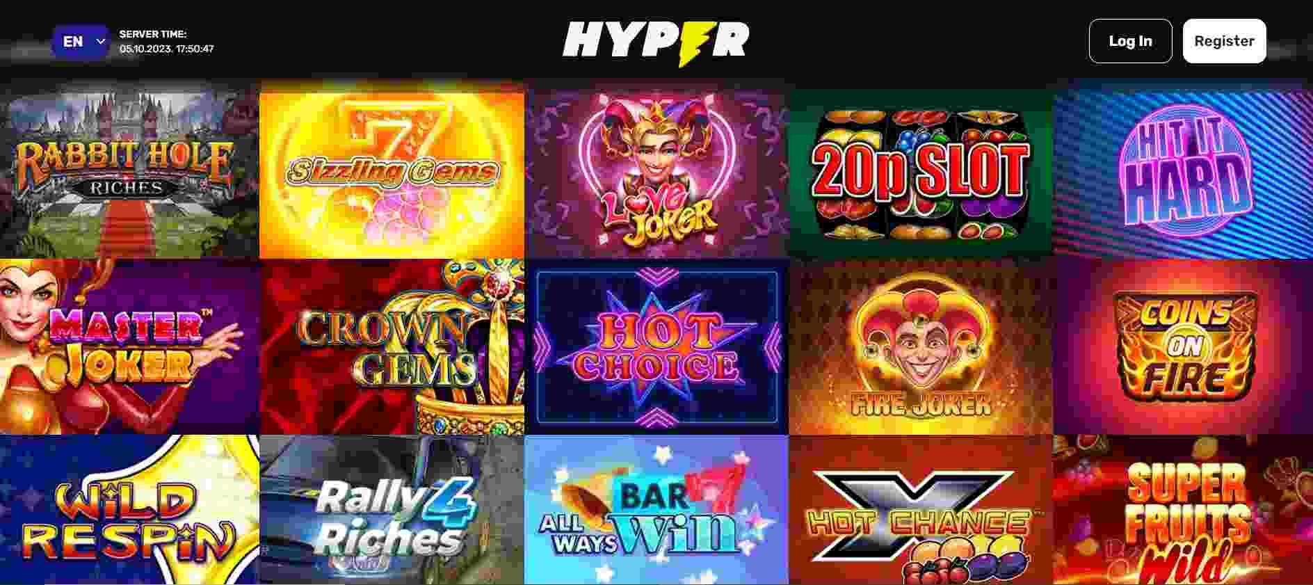 Hyper Casino Slot Games